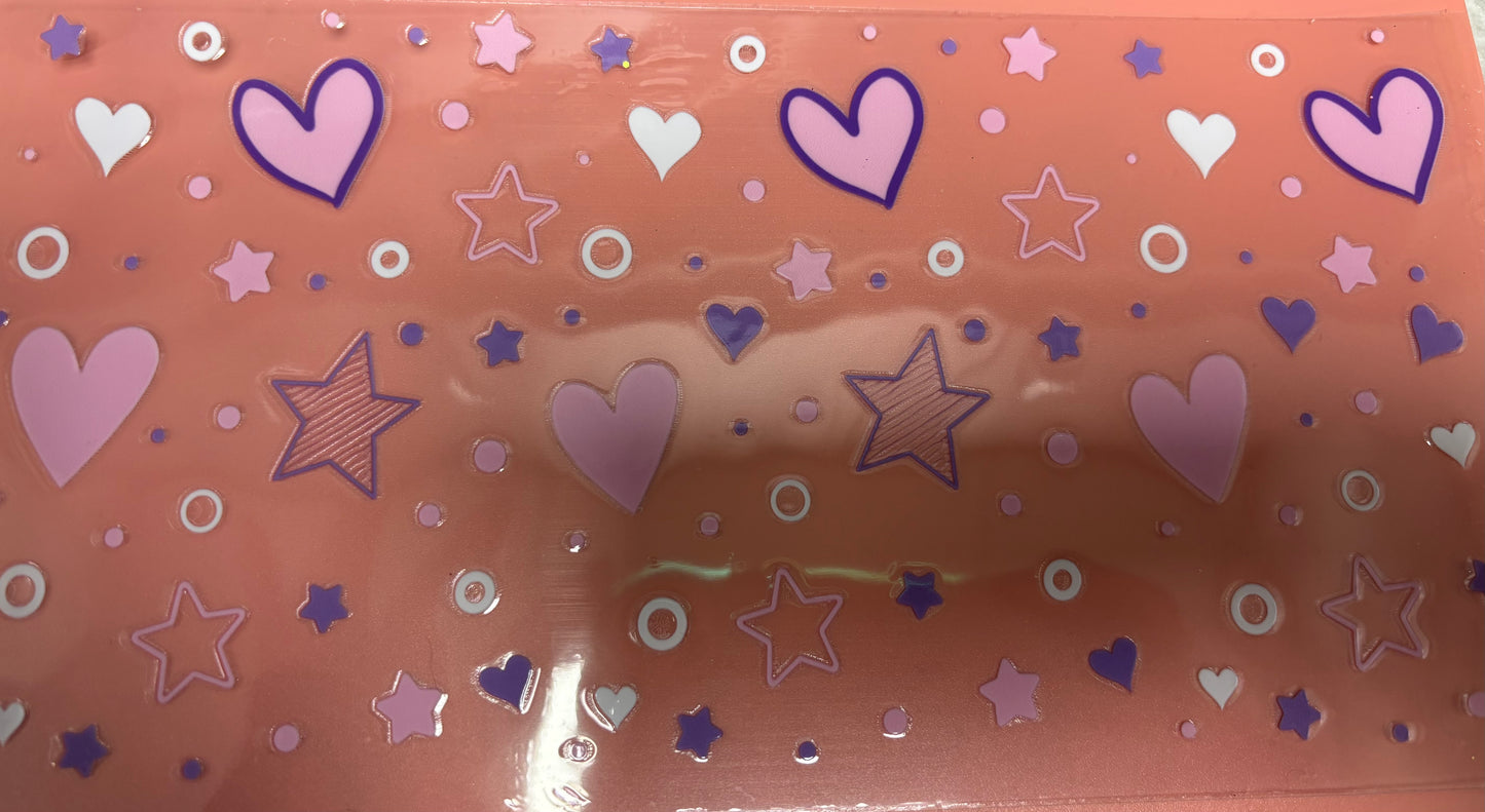 Hearts And stars wrap