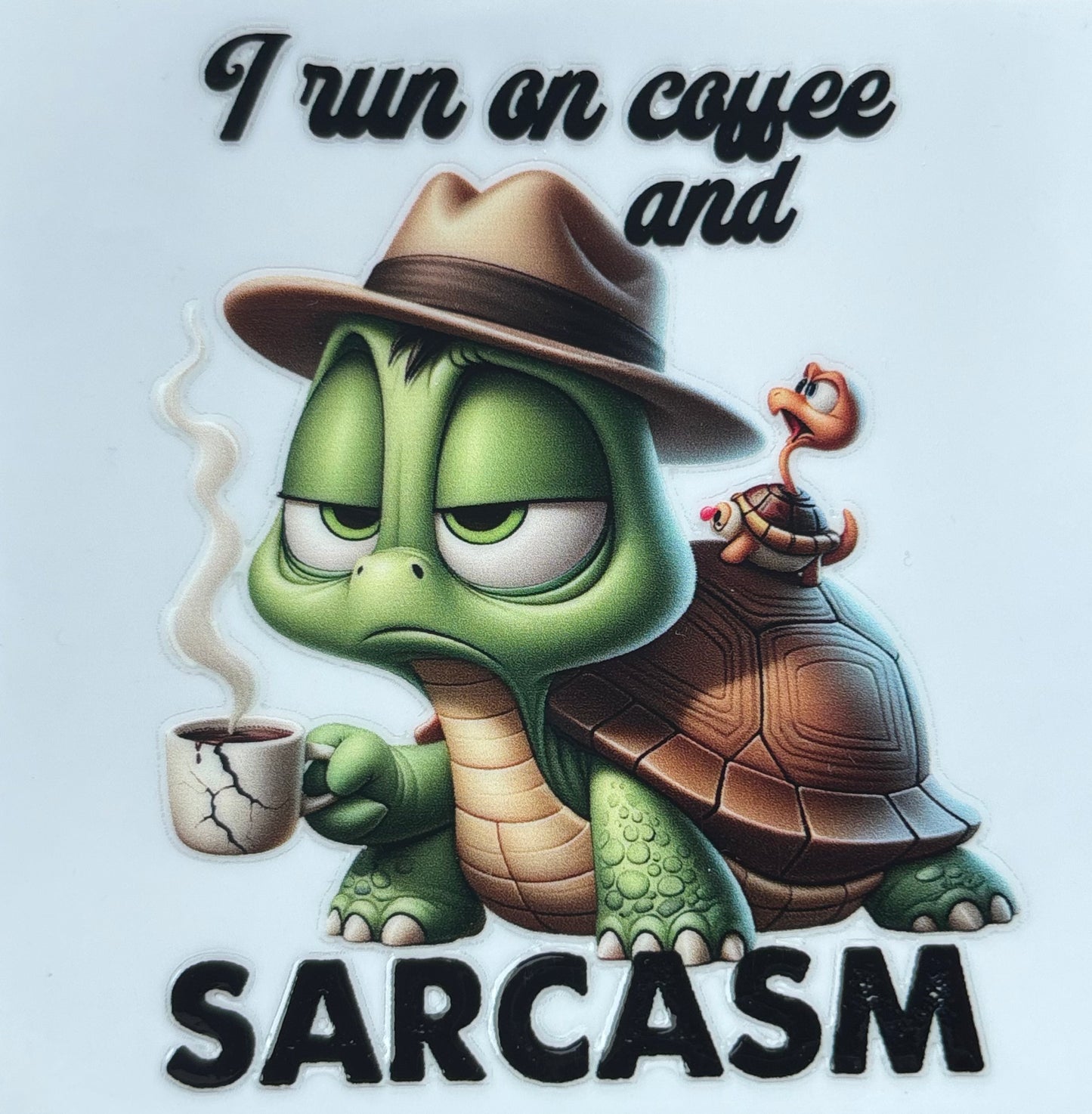 Sarcasm decal