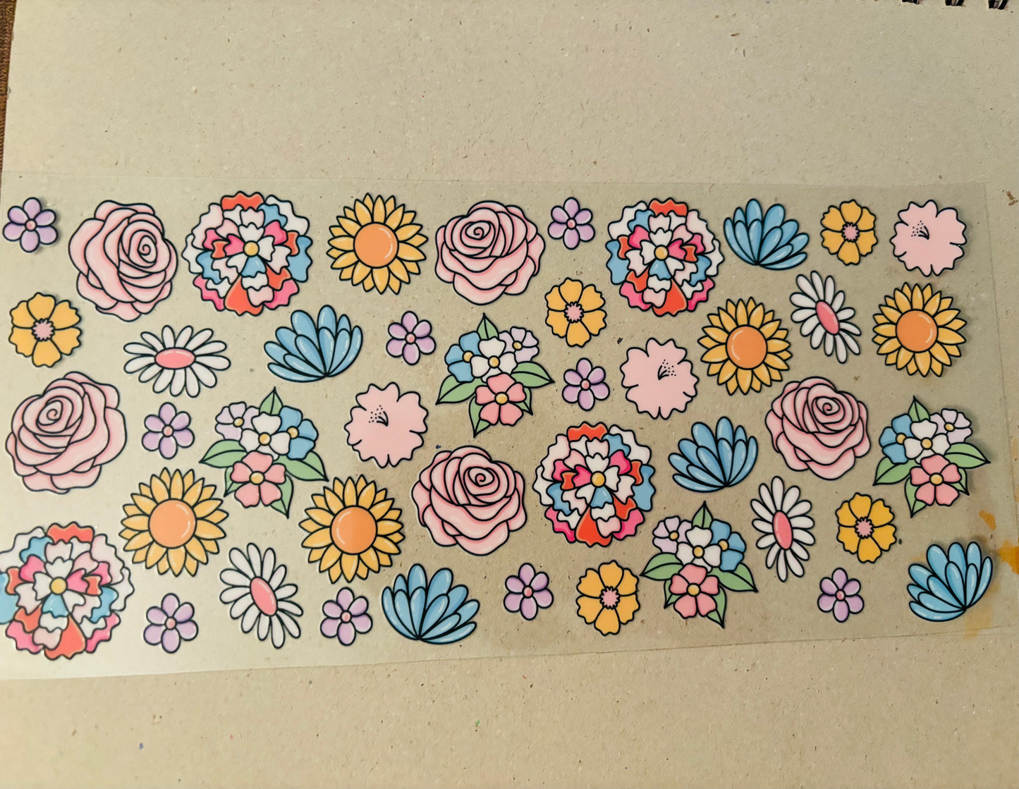Flowers wrap