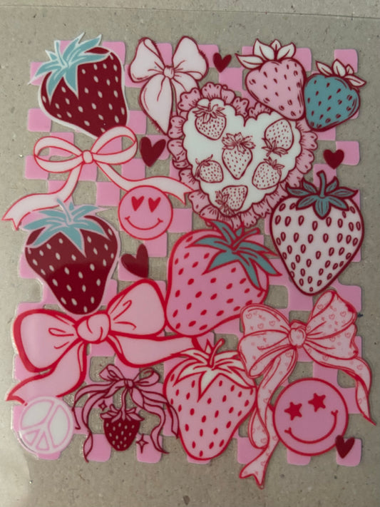 Strawberry decal