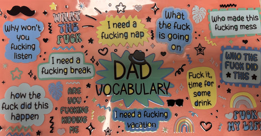 Dad vocab wrap