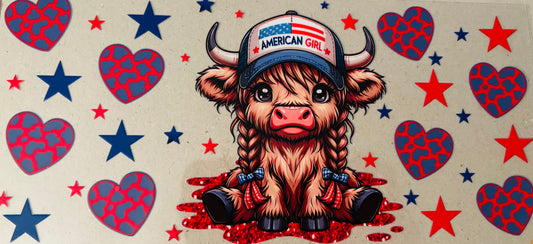 4th of July highland cow