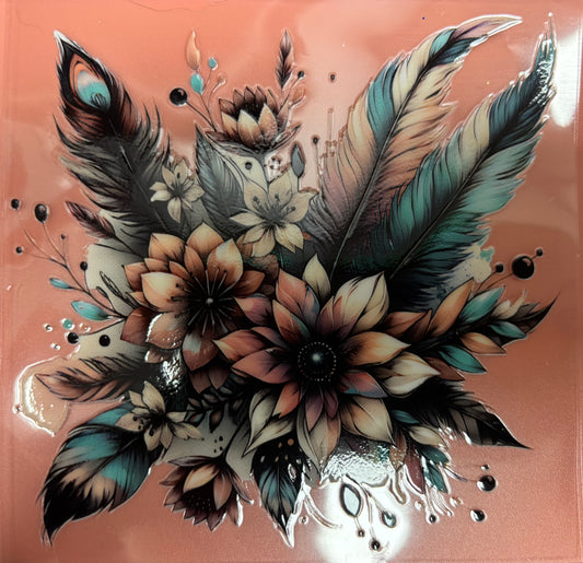 Flowers decals