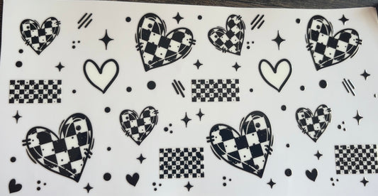 Black hearts wrap