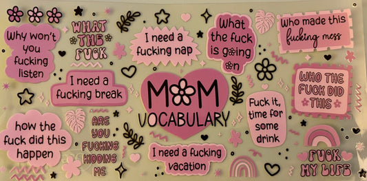 Mom vocab wrap
