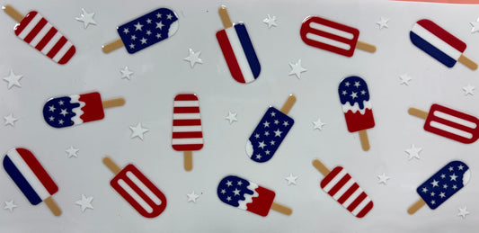4th of July popsicles