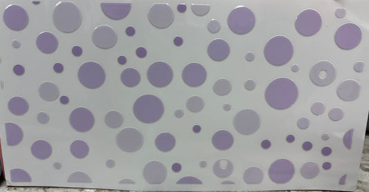 Purple bubbles wrap