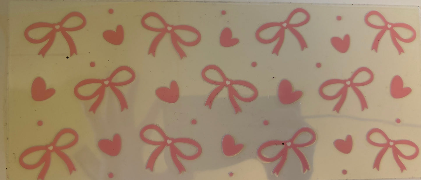 Pink bows wraps