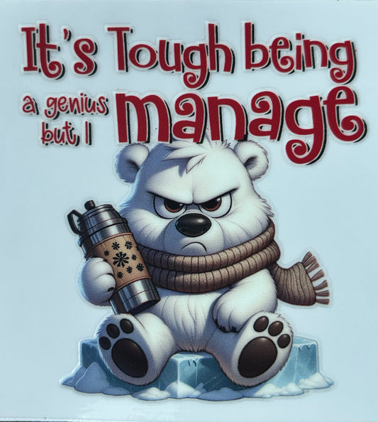 Tough decal